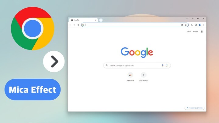 Effets interface Mica